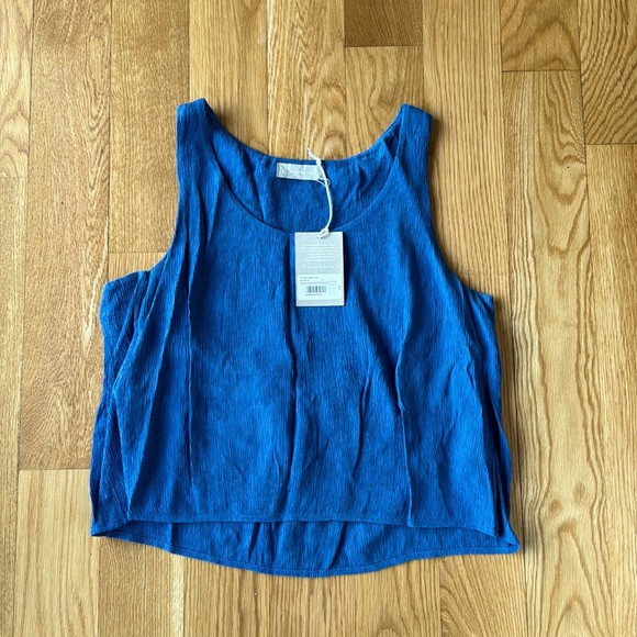 Everlane Naja ripple tank- never worn - size Large - Picture 1 of 4